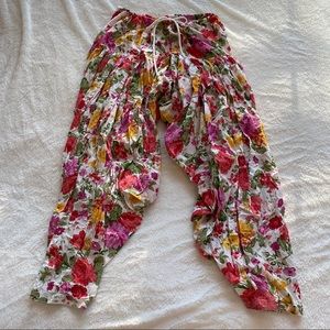 Floral Harem Pants